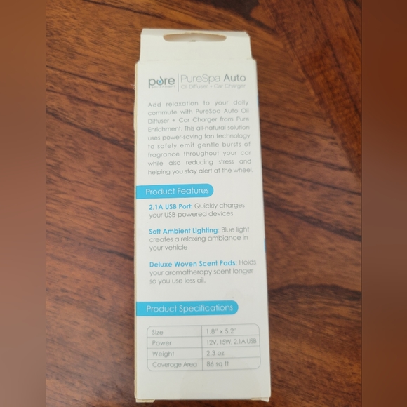 Purespa Auto Oil Diffuser.🩵 NWT! - Picture 5 of 5